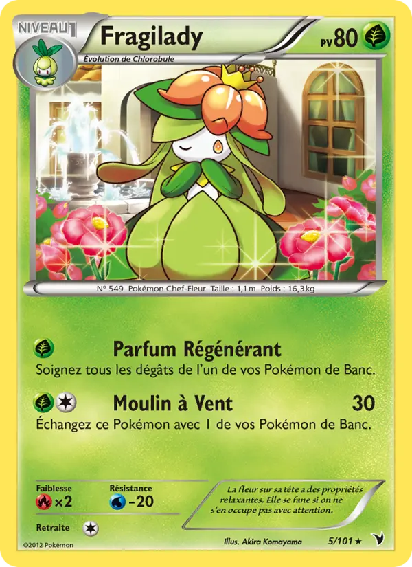 Scan HD carte Pokémon Fragilady 5/101 — Nobles Victoires