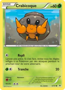 Carte Pokémon Crabicoque 6/101