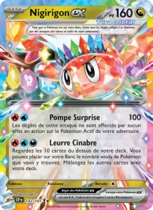Carte Pokemon Nigirigon-ex 142/191 Étincelles Déferlantes