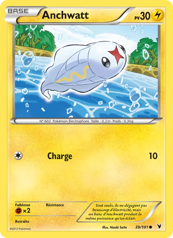 Scan HD carte Pokémon Anchwatt 39/101 — Nobles Victoires
