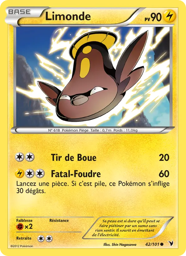Scan HD carte Pokémon Limonde 42/101 — Nobles Victoires