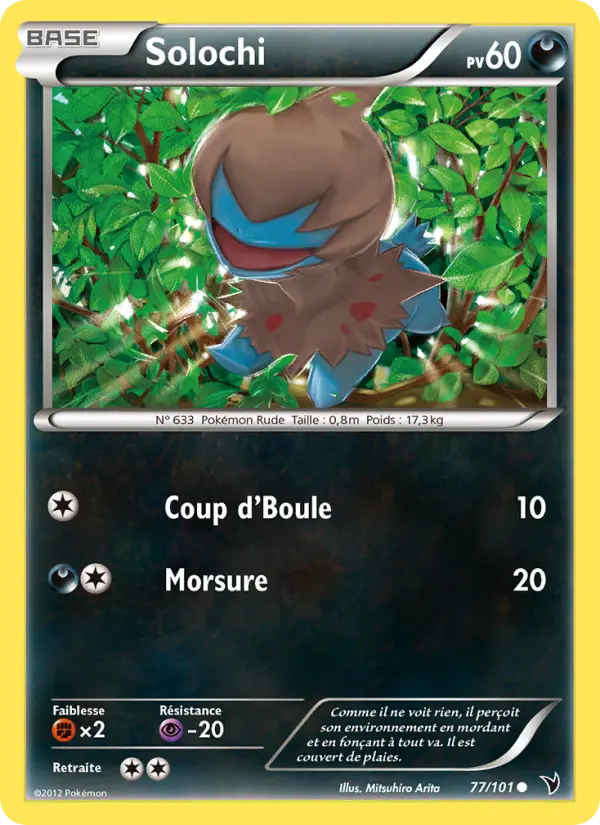 Scan HD carte Pokémon Solochi 77/101 — Nobles Victoires