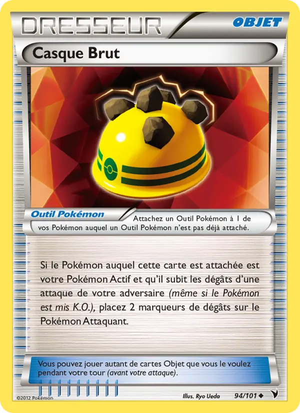 Scan HD carte Pokémon Casque Brut 94/101 — Nobles Victoires