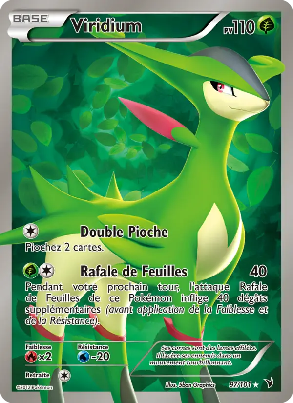 Scan HD carte Pokémon Viridium 97/101 — Nobles Victoires