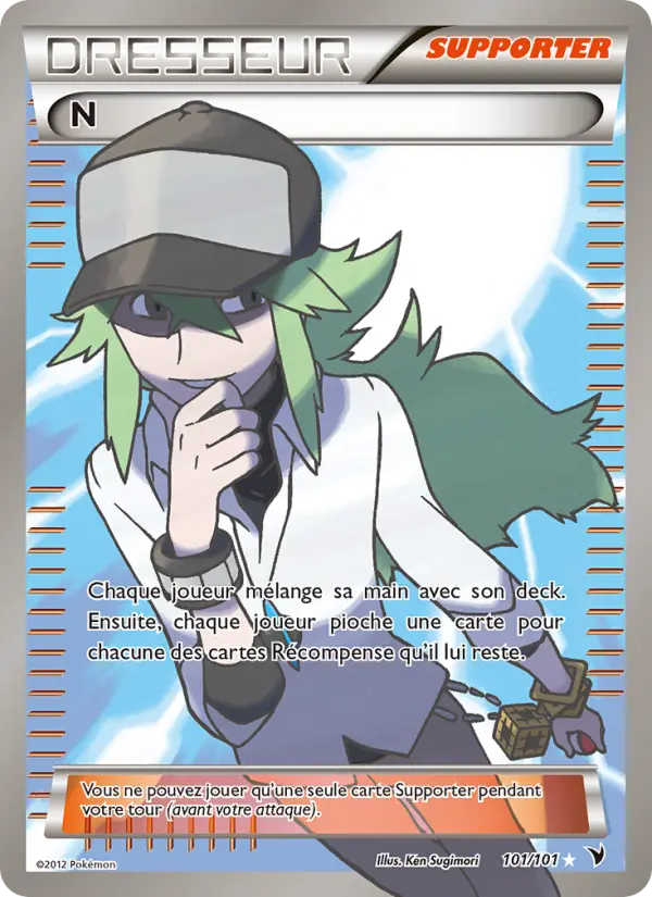 Scan HD carte Pokémon N 101/101 — Nobles Victoires