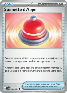 Carte Pokemon Sonnette d'Appel 165/191 Étincelles Déferlantes
