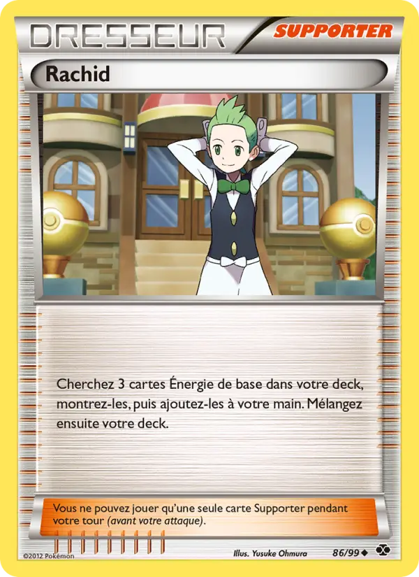 Scan HD carte Pokémon Rachid 86/99 — Destinées Futures