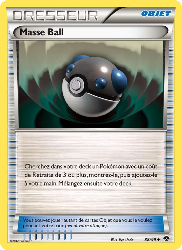 Scan HD carte Pokémon Masse Ball 88/99 — Destinées Futures