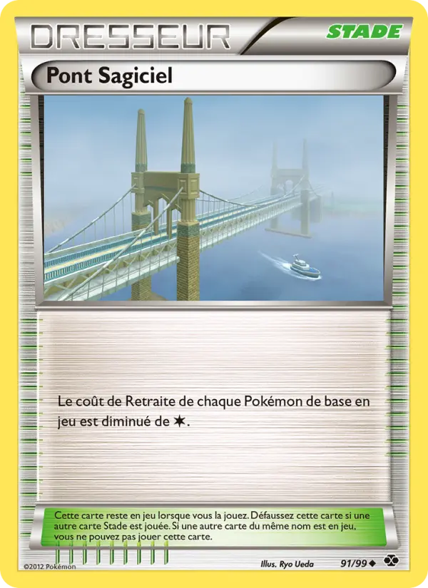 Scan HD carte Pokémon Pont Sagiciel 91/99 — Destinées Futures