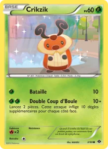 Carte Pokémon Crikzik 3/99