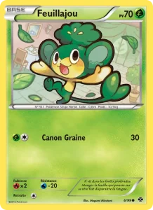 Carte Pokémon Feuillajou 6/99