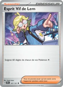 Carte Pokemon Esprit Vif de Lem 167/191 Étincelles Déferlantes