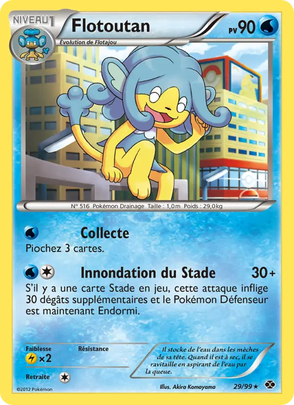 Scan HD carte Pokémon Flotoutan 29/99 — Destinées Futures