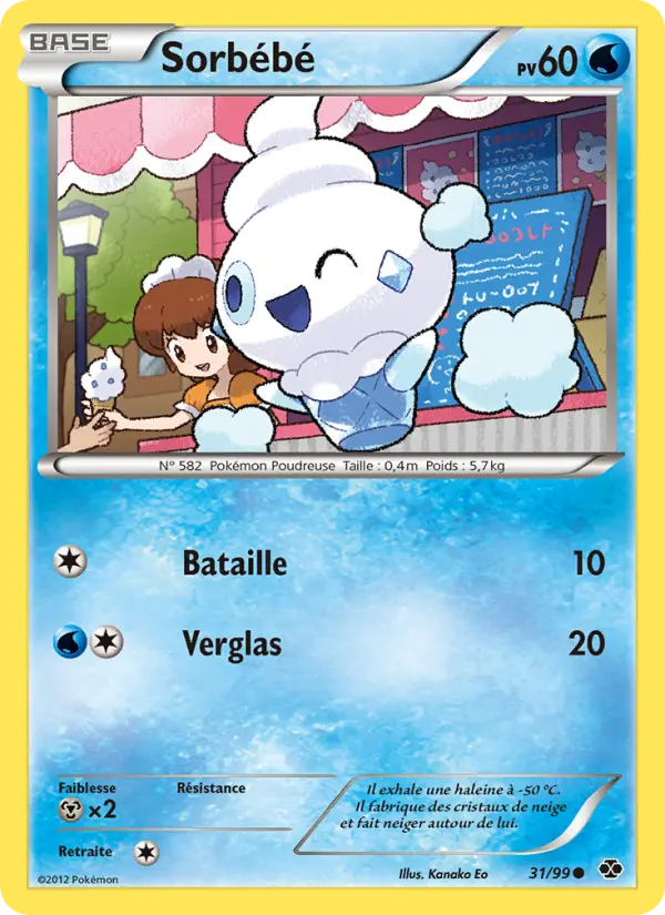 Scan HD carte Pokémon Sorbébé 31/99 — Destinées Futures