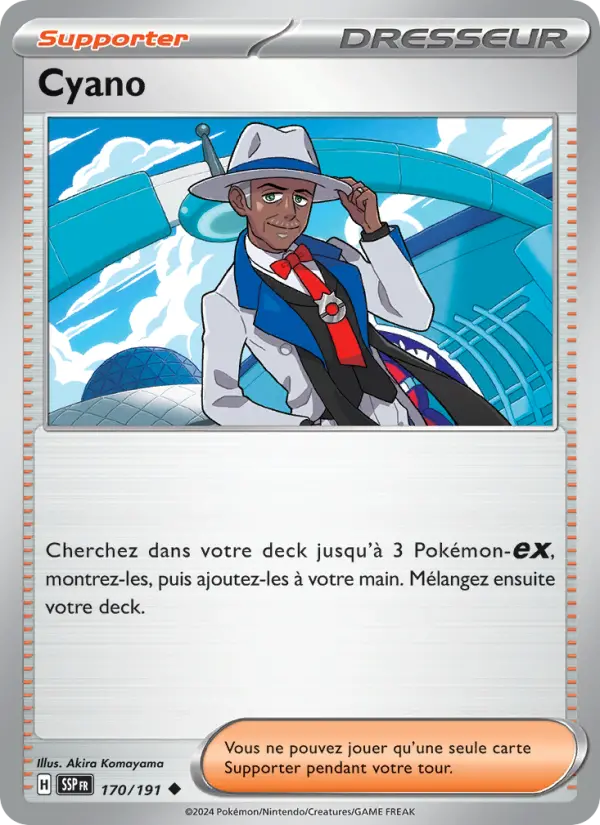 Scan HD carte Pokémon Cyano 170/191 — Étincelles Déferlantes