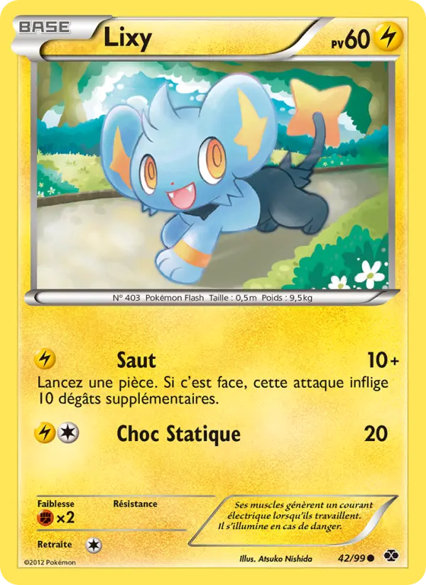 Scan HD carte Pokémon Lixy 42/99 — Destinées Futures