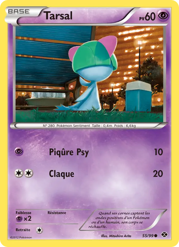 Scan HD carte Pokémon Tarsal 55/99 — Destinées Futures