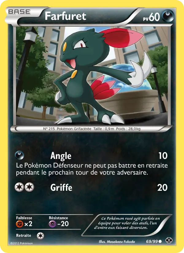 Scan HD carte Pokémon Farfuret 69/99 — Destinées Futures