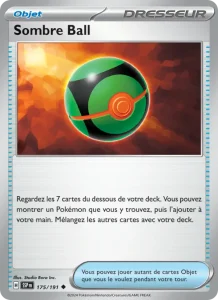 Carte Pokemon Sombre Ball 175/191 Étincelles Déferlantes