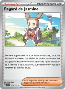 Carte Pokemon Regard de Jasmine 178/191 Étincelles Déferlantes
