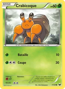 Carte Pokémon Crabicoque 7/108