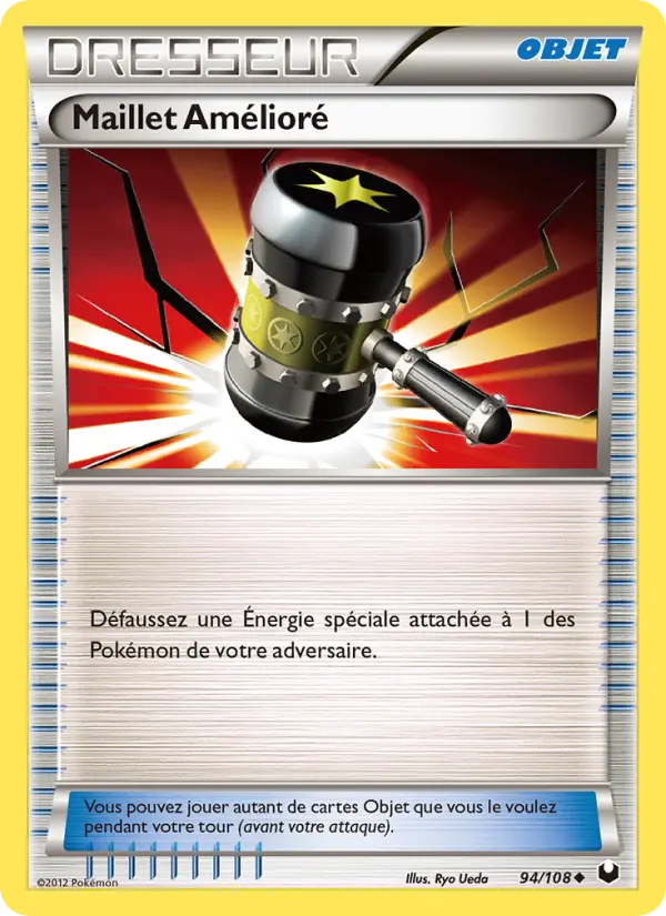 Scan HD carte Pokémon Maillet Amélioré 94/108 — Explorateurs Obscurs