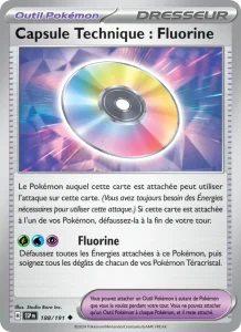 Carte Pokemon Capsule Technique : Fluorine 188/191 Étincelles Déferlantes