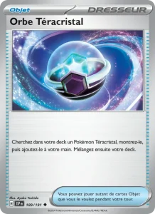Carte Pokemon Orbe Téracristal 189/191 Étincelles Déferlantes