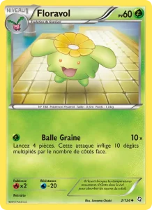 Carte Pokémon Floravol 2/124