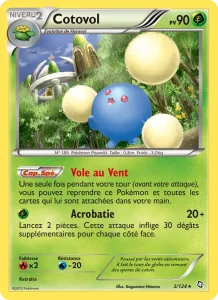 Carte Pokémon Cotovol 3/124