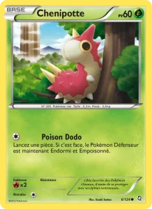 Carte Pokémon Chenipotte 6/124