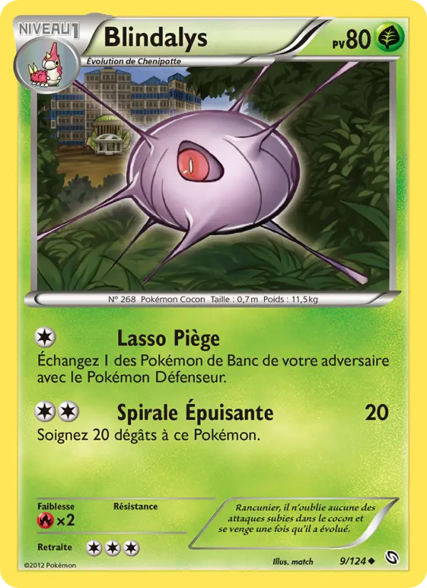 Scan HD carte Pokémon Blindalys 9/124 — Dragons Éxaltés