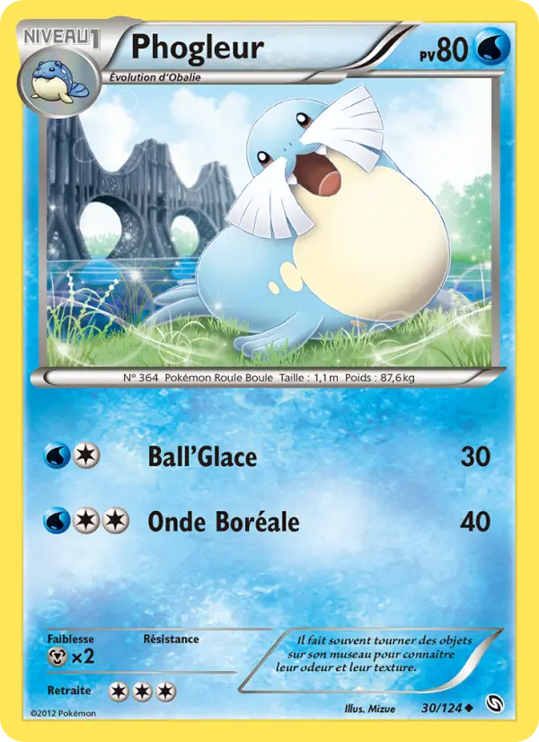 Scan HD carte Pokémon Phogleur 30/124 — Dragons Éxaltés