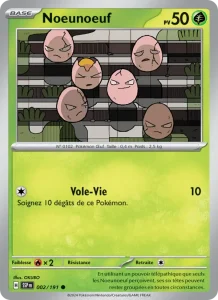 Carte Pokémon Noeunoeuf 002/191