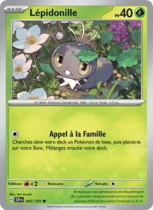 Carte Pokémon Lépidonille 005/191
