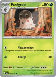 Carte Pokémon Pérégrain 006/191