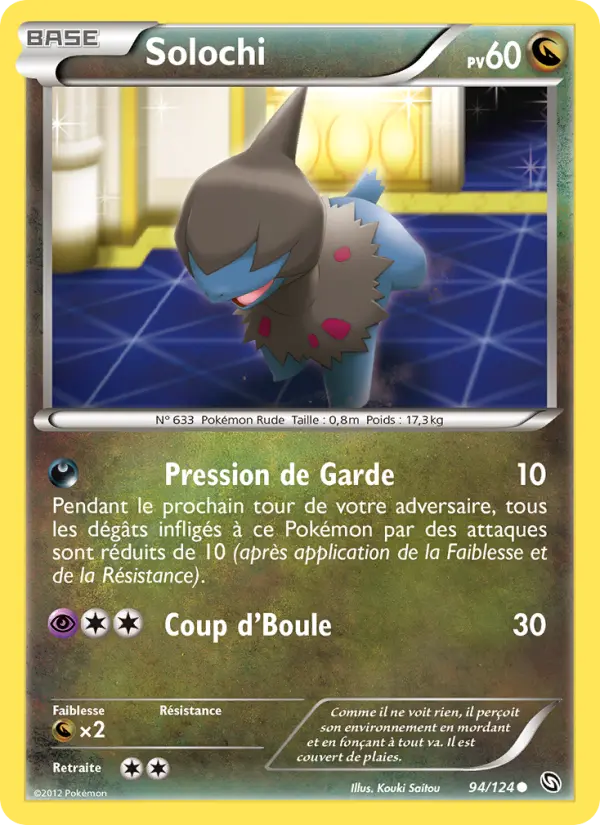 Scan HD carte Pokémon Solochi 94/124 — Dragons Éxaltés