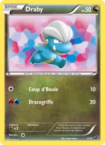 Carte Pokémon Draby 6/20