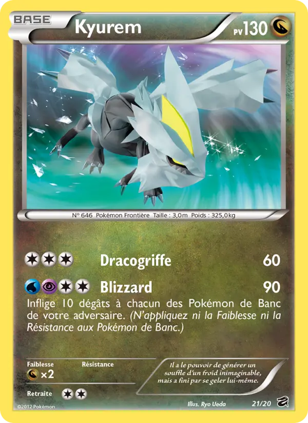 Scan HD carte Pokémon Kyurem 21/20 — Coffre des Dragons