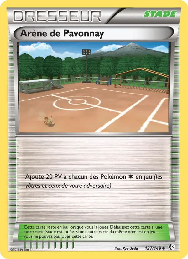 Scan HD carte Pokémon Arène de Pavonnay 127/149 — Frontières Franchies