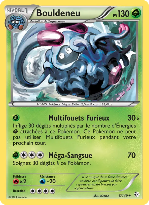 Scan HD carte Pokémon Bouldeneu 6/149 — Frontières Franchies