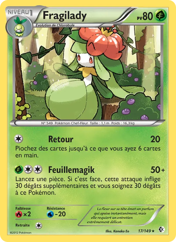 Scan HD carte Pokémon Fragilady 17/149 — Frontières Franchies