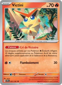 Carte Pokemon Victini 021/191 Étincelles Déferlantes