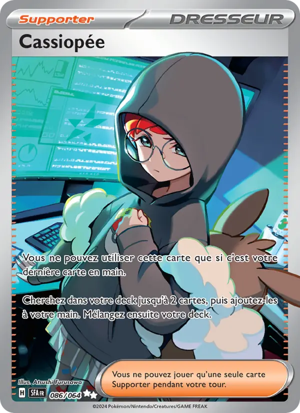 Scan HD carte Pokémon Cassiopée 086/64 — Fable Nébuleuse