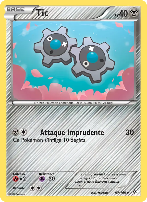 Scan HD carte Pokémon Tic 97/149 — Frontières Franchies