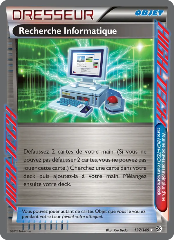 Scan HD carte Pokémon Recherche Informatique 137/149 — Frontières Franchies