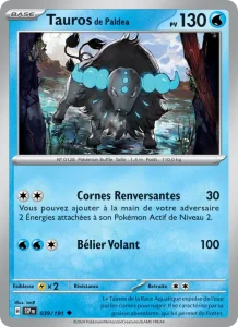 Tauros de Paldea 039 — Étincelles Déferlantes