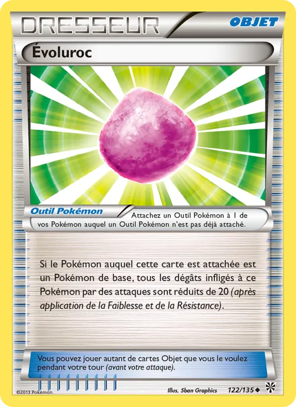 Scan HD carte Pokémon Évoluroc 122/135 — Tempète Plasma