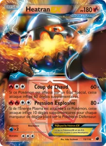 Carte Pokemon Heatran-EX 13/116 Glaciation Plasma