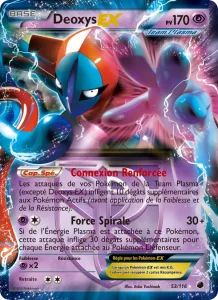 Carte Pokemon Deoxys-EX 53/116 Glaciation Plasma